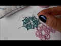 Needle tatting.Фриволите иглой для начинающих. Урок 1 Как делается двойной узел фриволите