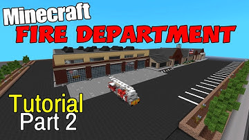 Minecraft Fire Department Tutorial Part 2