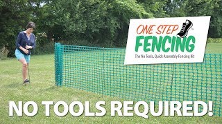 Installing a One Step Fence