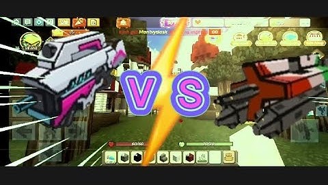 so sánh vũ khí trong build and shoot| blockman go việt nam |@noisy_h5970