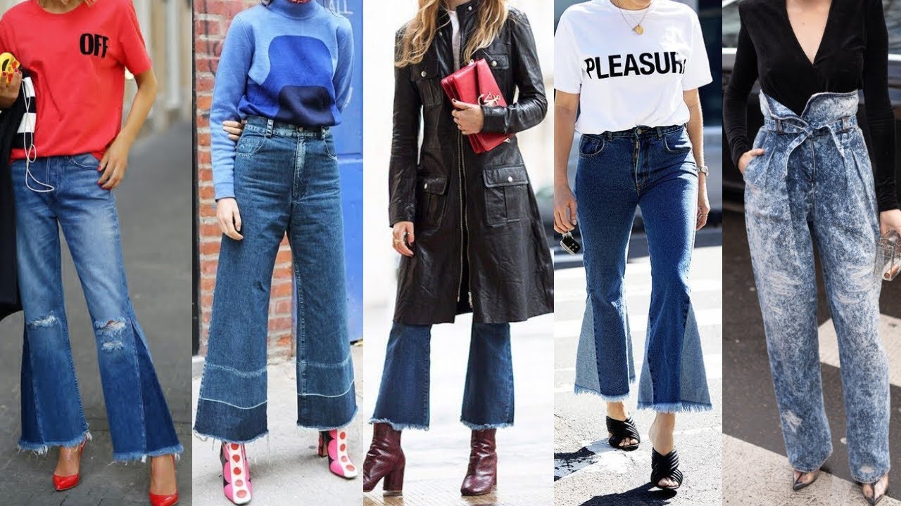 3 formas de llevar jeans acampanados para verte glamurosa en  primavera-verano 2024