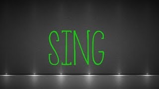 Ed Sheeran-Sing (On screen LYRICS) HD Kinetic typography No Mistakes Official Song