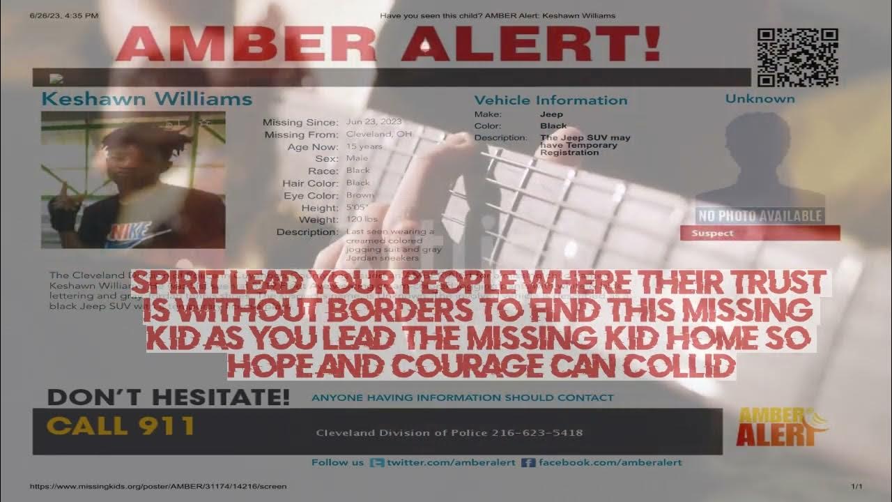 Frequency Foresight Keshawn Williams (AMBER ALERT) YouTube
