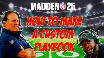 HOW TO MAKE A CUSTOM PLAYBOOK IN MADDEN 25- BEST PLAYBOOK TO USE IN MADDEN 25 - WIN MORE GAMES NOW🔥
