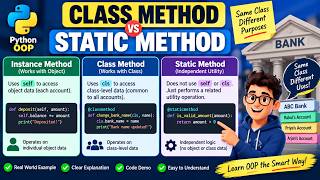 Class Method vs Static Method in Python