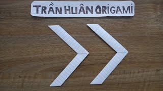 Trần Huân Origami | Cách Làm Boomerang Bằng Giấy Cực Dễ