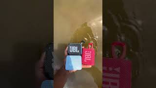 JBL3 speaker throw in mud water and deep bass