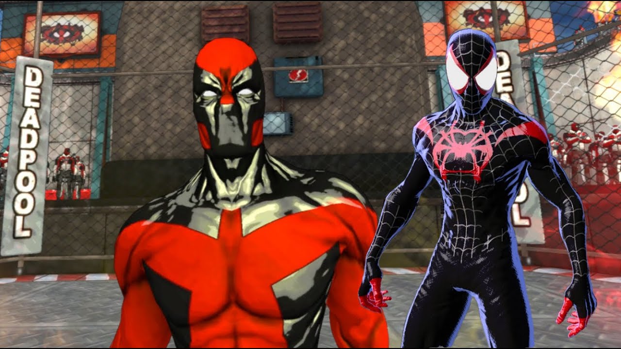 Spider-Man: Shattered Dimensions (PC) - Spider-Man Fights Deadpool (Miles Morales Outfit Mod)