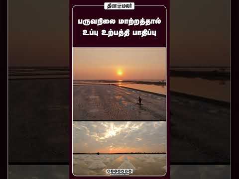 பருவநிலை மாற்றத்தால் உப்பு உற்பத்தி பாதிப்பு