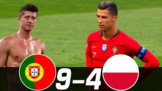 Portugal vs Poland 9-4 - All Goals & Highlights - Goles 2021 HD