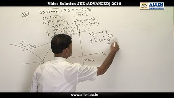 JEE Advanced 2016 Maths Solution Q. 37, 38 (Paper-2) Code-9