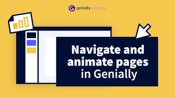 Navigate and animate pages in Genially