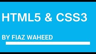 HTML5 Input Types,Part-3| Lec-17 |HTML5 & CSS3 tutorial for beginners in Urdu/Hindi|