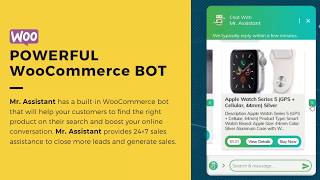 Powerful WooCommerce Bot - Mr. Assistant screenshot 5
