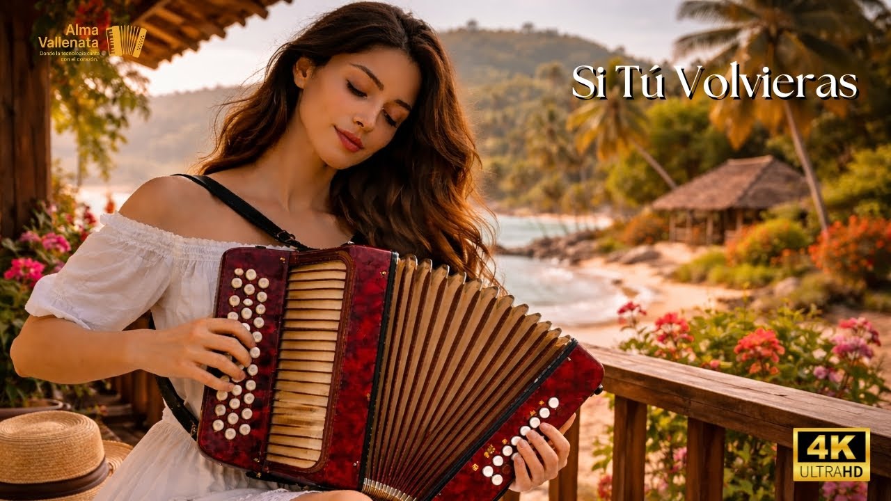 Si tú volvieras 💔 | Vallenato Triste y Romántico | Alma Vallenata IA