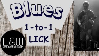 Blues Lick for Guitar: Blues 1-to-1