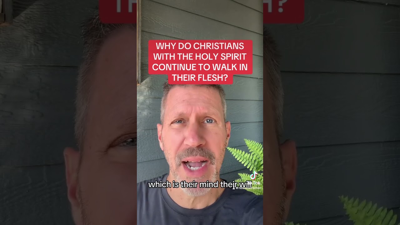 ⁣WHY DO CHRISTIANS WITH THE HOLY SPIRIT CONTINUE TO WALK IN THEIR FLESH?