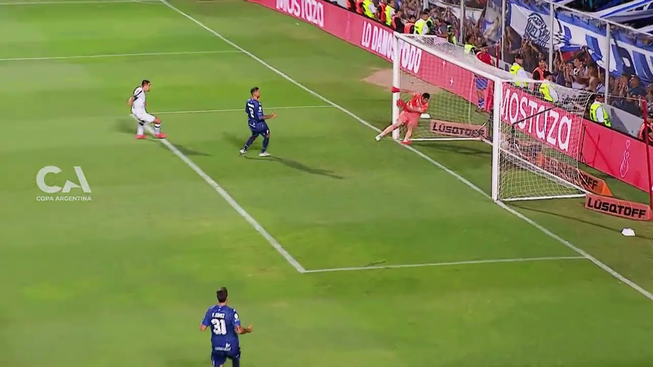 Gol de Matías Godoy. Vélez 0 - Central Córdoba (SdE) 1. Final. Duodécima edición.