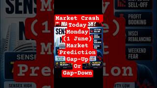 Monday Market Prediction: Gap-Up or Gap-Down? Crash Today, US-Iran Deal, MSCI Sell-Off और Monsoon डर