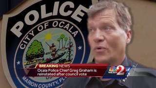 Ocala police chief reinstated
