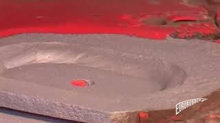 Sandstrahlen Eines Lkw Oldtimer Nordeis