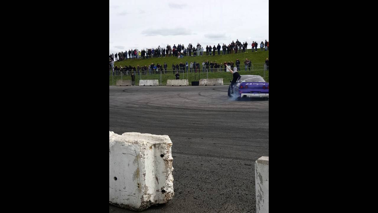 Santa pod female drifter Michelle westby