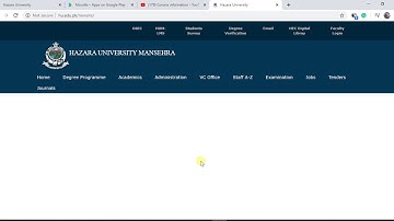 How to use Hazara Uni LMS