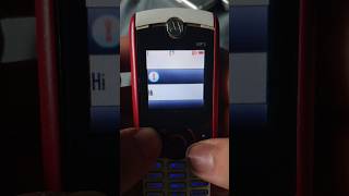 Motorola W231 - Battery low/empty #oldphone #motorola #lowbattery #shorts