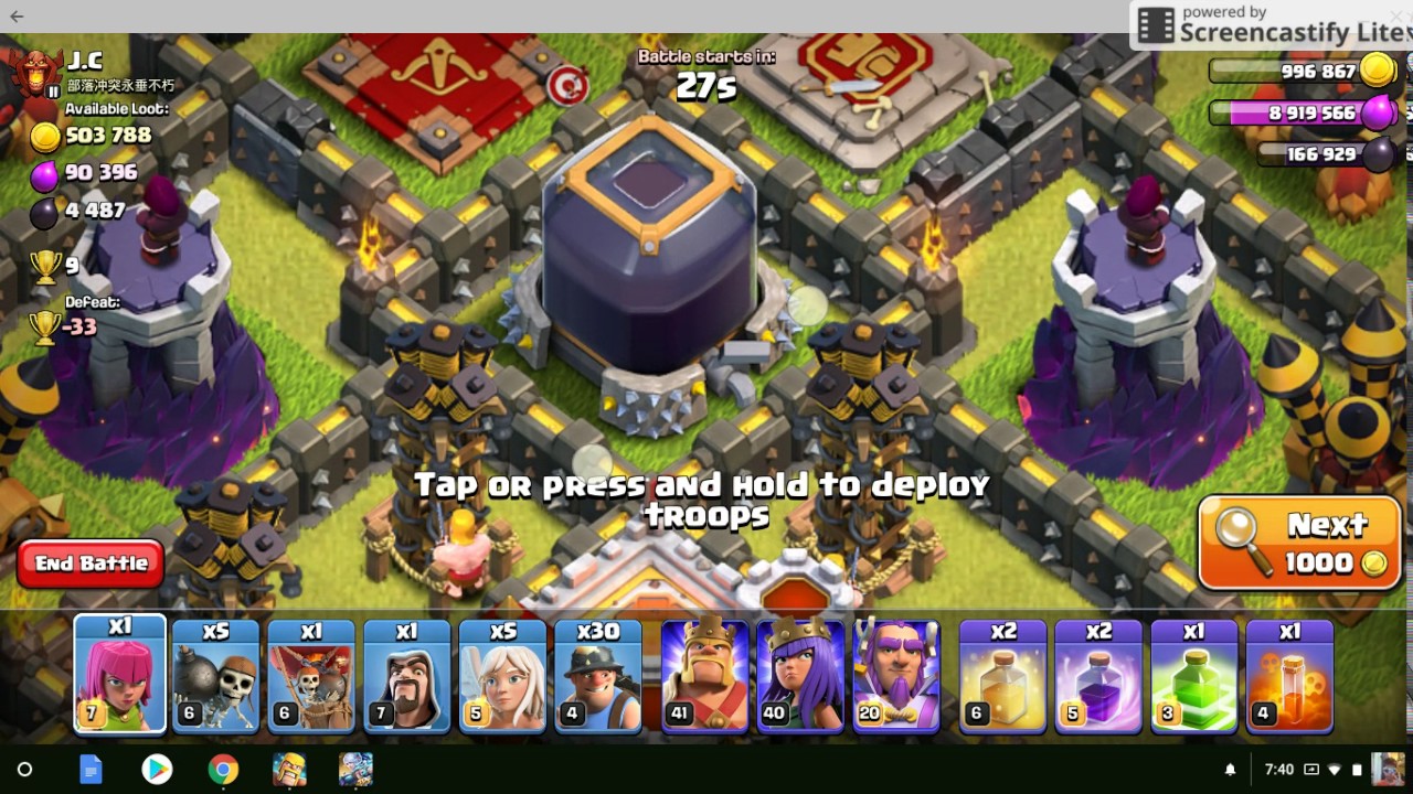 Clash of Clans | Miner, Queen walk strategy!!