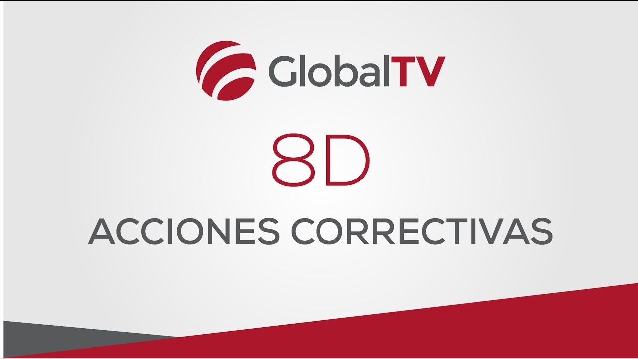 Acciones correctivas: Metodología 8D - 