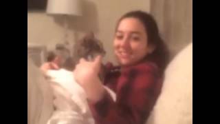 Cat attacks woman over her awful singing