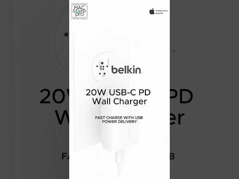 Belkin 20W USB-C PD Wall ChargerFAST CHARGE WITH USB POWER DELIVERY. #iphone #apple