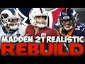 Watson Traded! Is Davis Mills The Future For The Texans? Madden 21 Houston Texans Realistic Rebuild!
