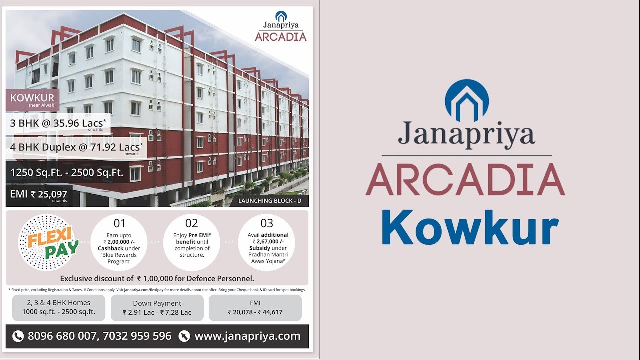 Janapriya Arcadia Kowkur YouTube