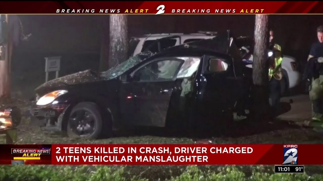 2 teens killed in crash, driver charged - YouTube