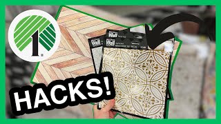 🤯YOU WONT BELIEVE WHAT I MADE USING DOLLAR TREE PEEL AND STICK WALL PAPER | DIY HACKS!