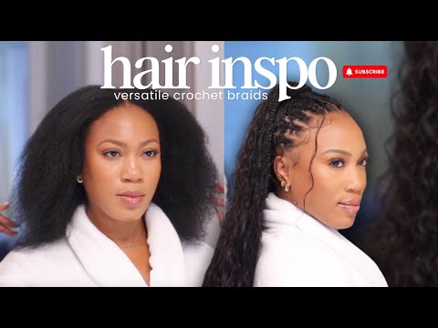 Versatile Illusion Boho Crochet Braids #hairstyle
