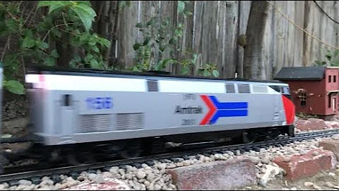 G-Scale Amtrak 156 Phase I Heritage LGB P42DC
