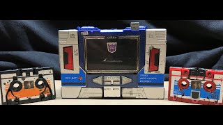Transformers G1 Original Soundwave 1984 Ejects Buzzsaw 🤖 Stop Motion Animation