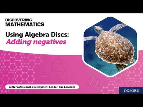 Using Algebra Discs: Adding Negatives