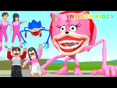 Yuta Mio Escapes From Shin Sonic Amy Prison 🤩🥰 Mio Brings Bazooka VS Sonic Robot