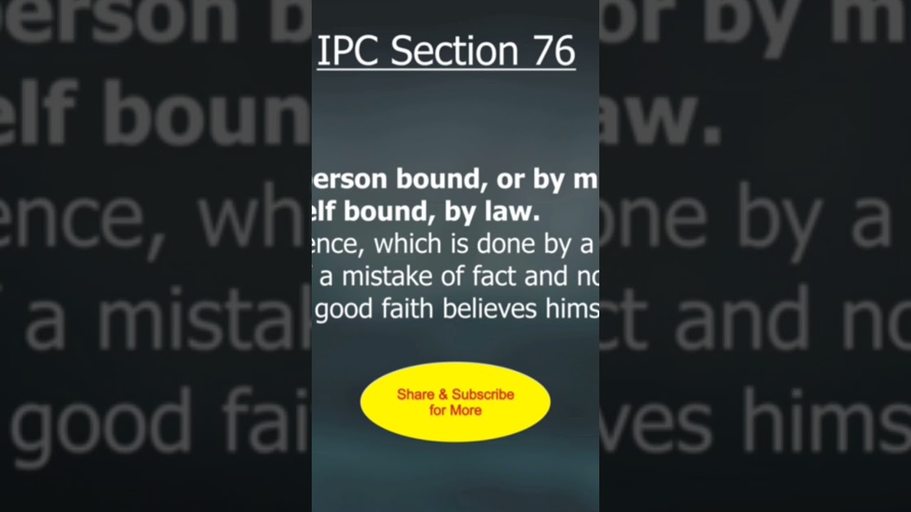 IPC SECTION 76 