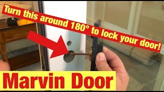 Marvin Door Not Locking? Turning Actuator Pin 180° the proper way.