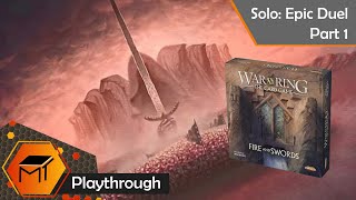 War of the Ring: The Card Game | Solo Epic Duel Playthrough | Part 1 screenshot 4