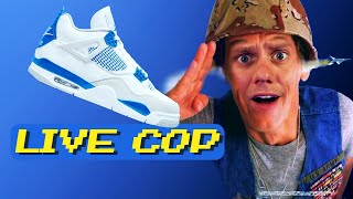 LIVE COP: Air Jordan 4 Military Blue