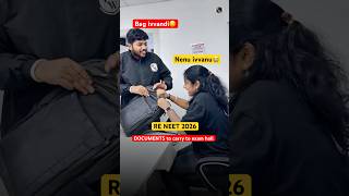 RE NEET 2026: Things to Carry in Exam Hall | Allowed &amp; Prohibited Items📵📝 | Telugu