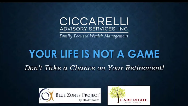 WEBINAR #1 - Don't Take a Chance on Your Retiremen...