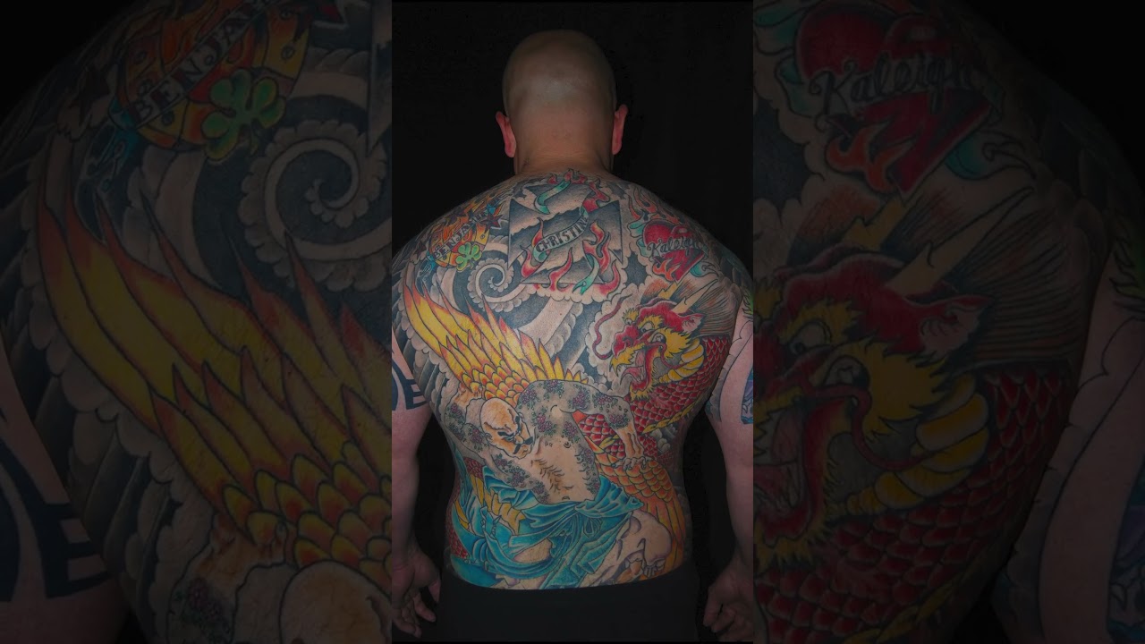 Karen and Martin - Traditional Japanese Tattoo designs