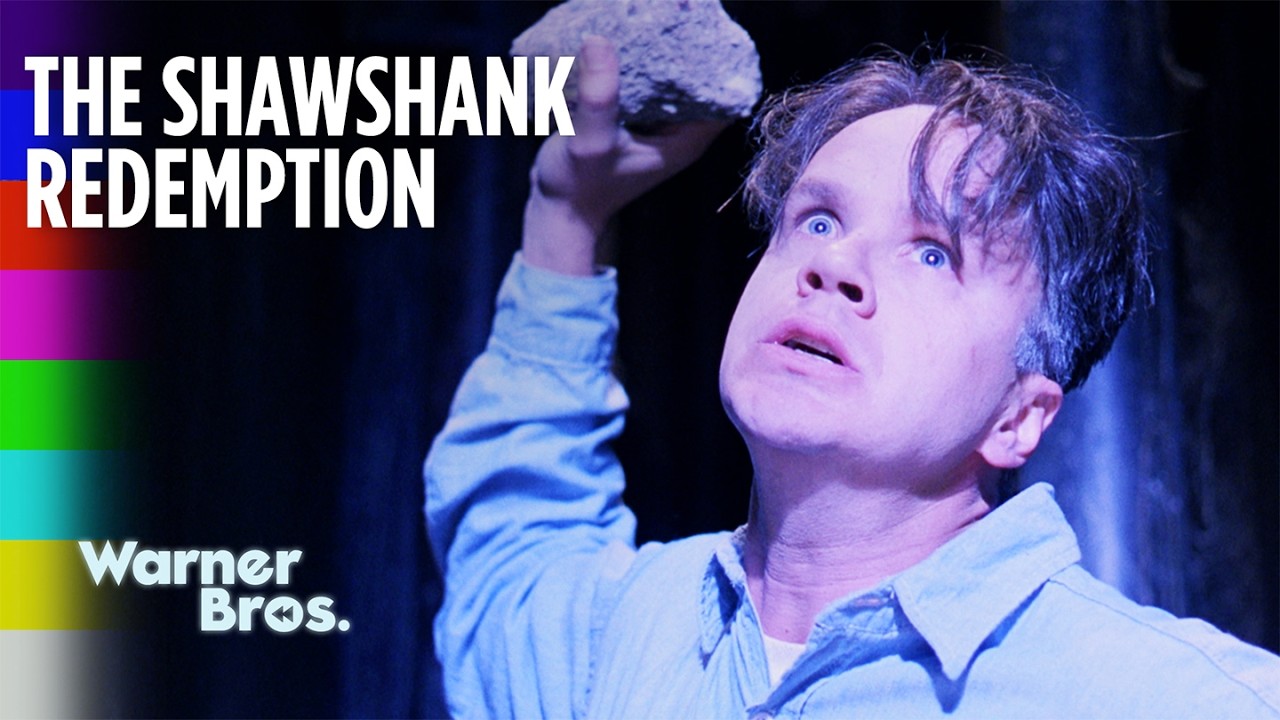 The Shawshank Redemption | Andy Dufresne Escapes Through Sewers | Warner Bros. Rewind