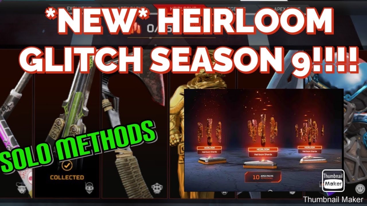 How to get heirloom shards glitch season 9